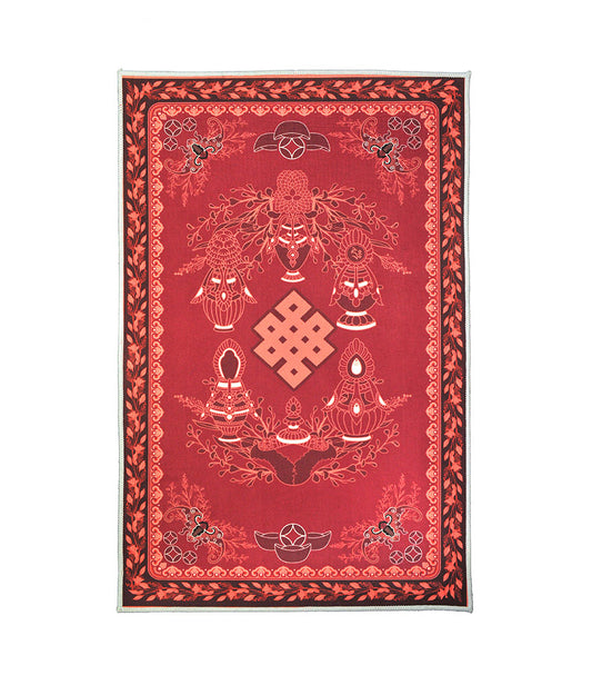 Longevity Carpet - Red (Medium) - 31 Inches x 48 Inches