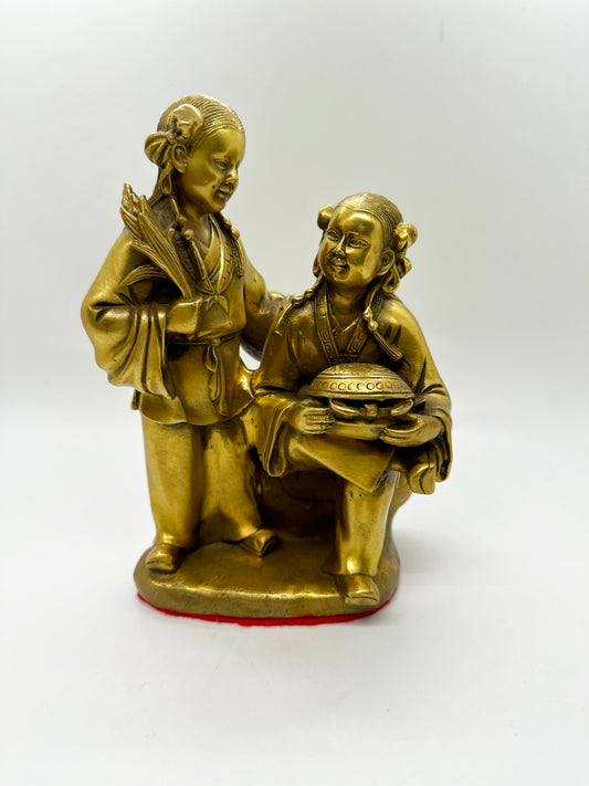 15862 - Brass Romance Angel for Romance Luck