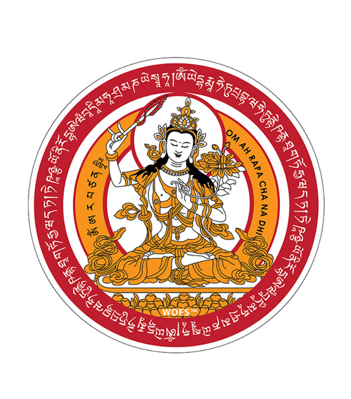 5793 - Manjushri Window Sticker  (2 Pieces/Pack)