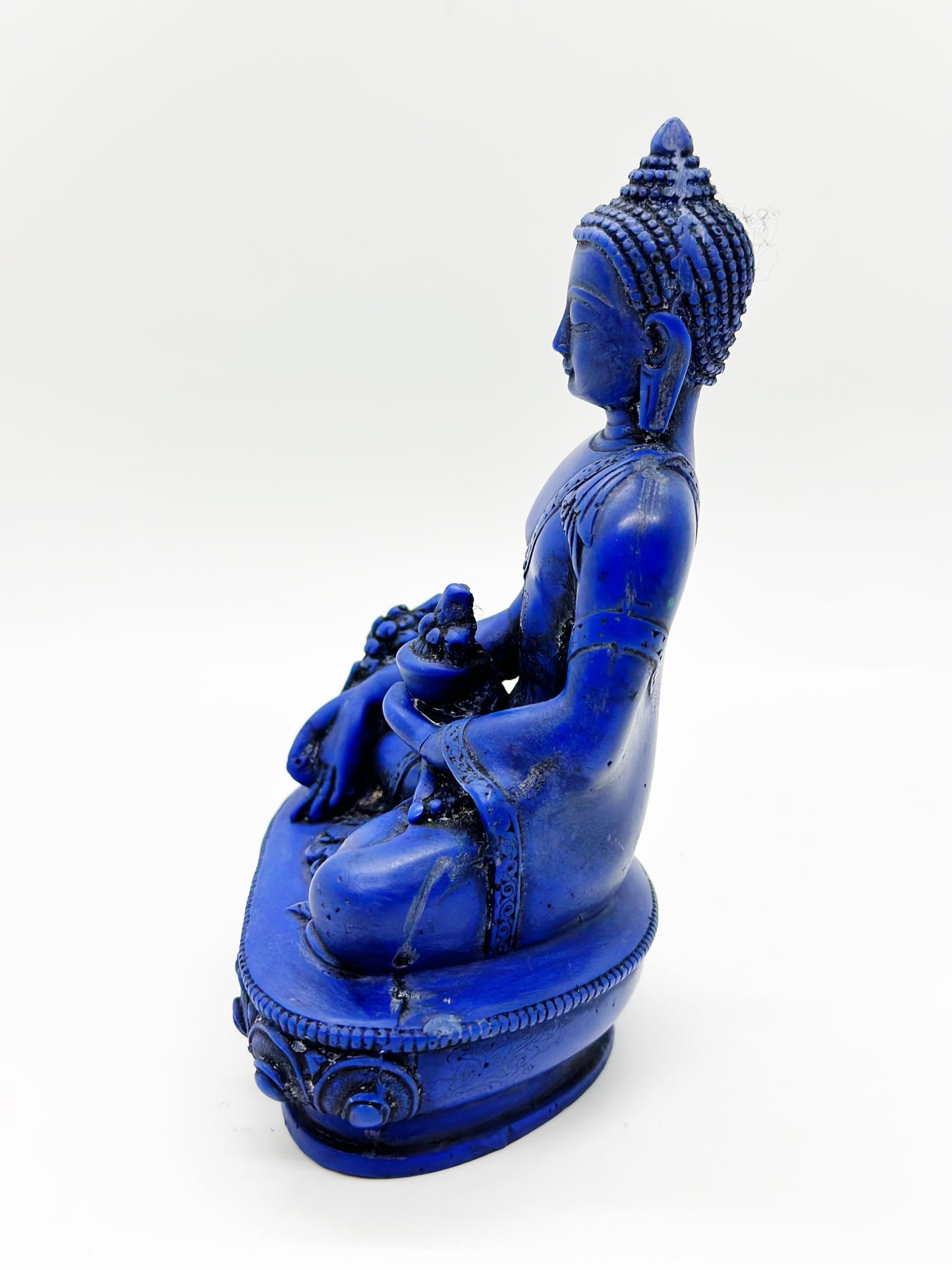 6498 -  Blue Medicine Buddha For Good Health - 5 1/4 Inches Height