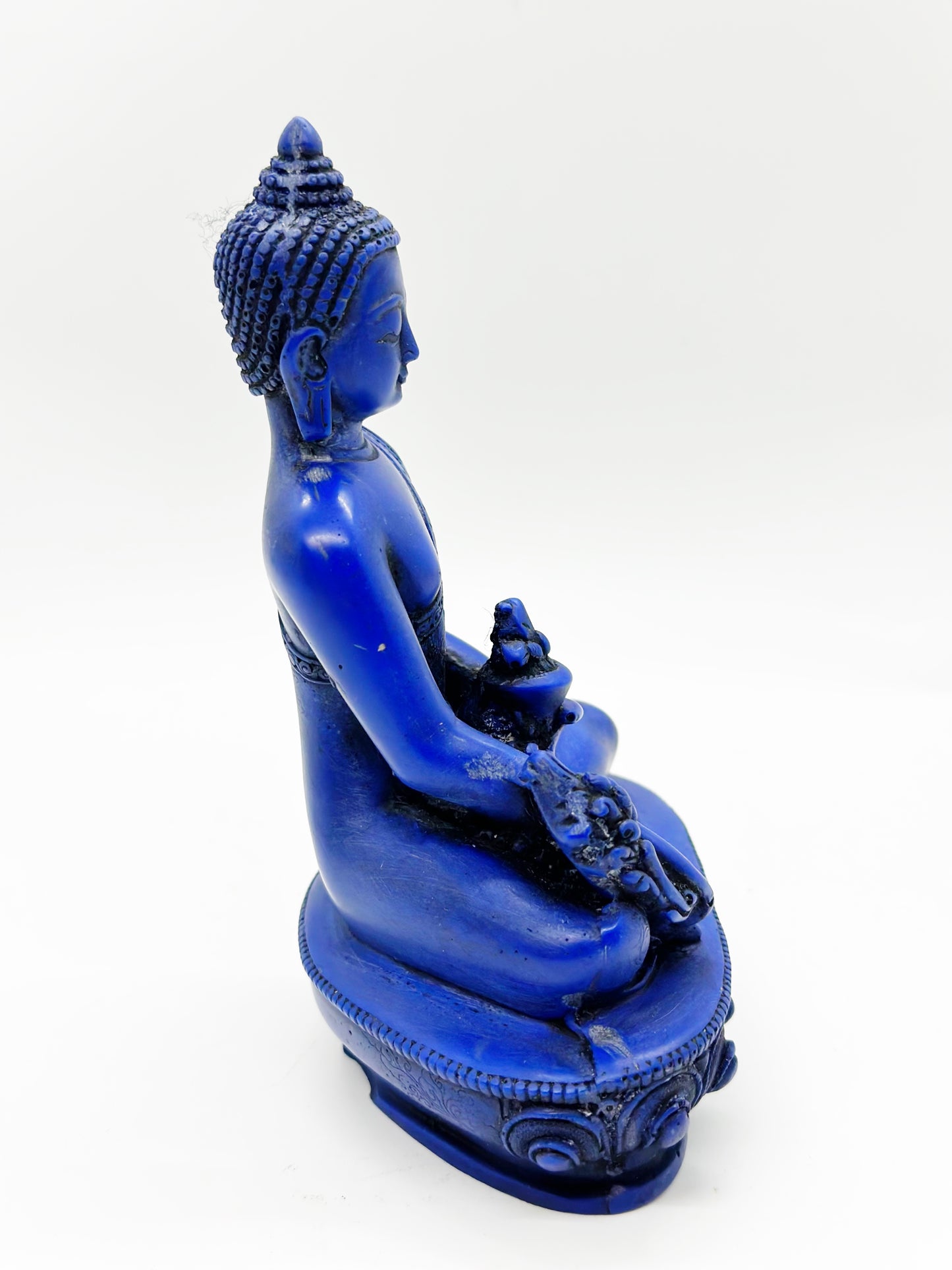 6498 -  Blue Medicine Buddha For Good Health - 5 1/4 Inches Height