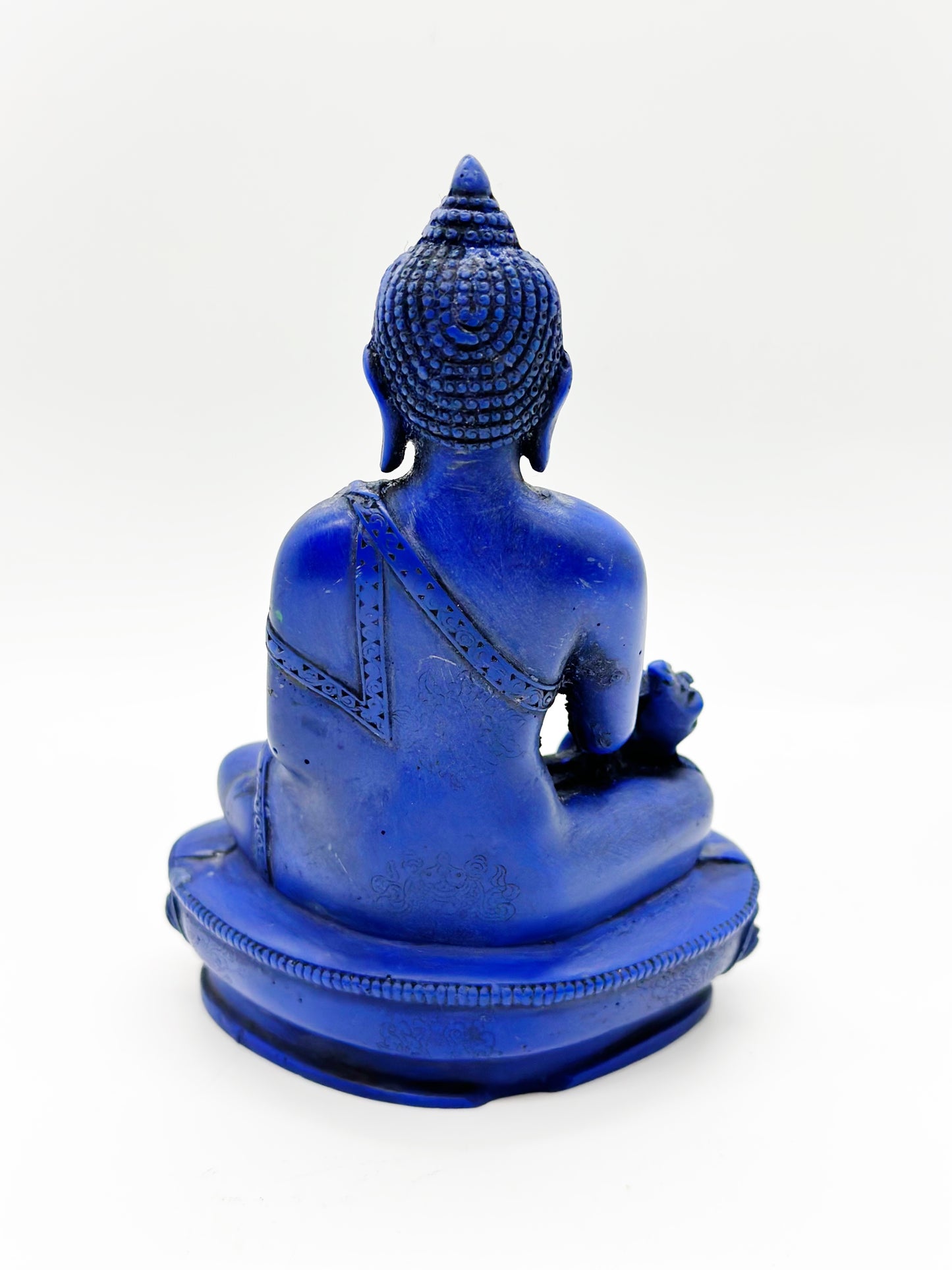 6498 -  Blue Medicine Buddha For Good Health - 5 1/4 Inches Height