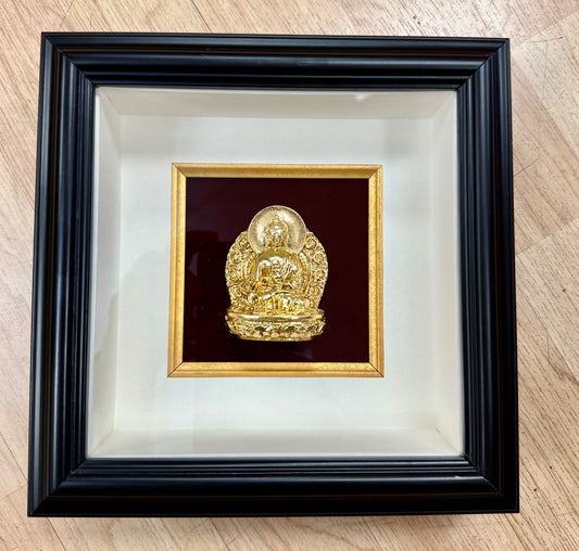 13681 - Medicine Buddha Gold Frame