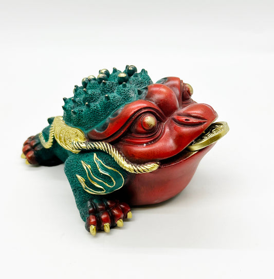 6656 - Bronze Money Toad For Wealth