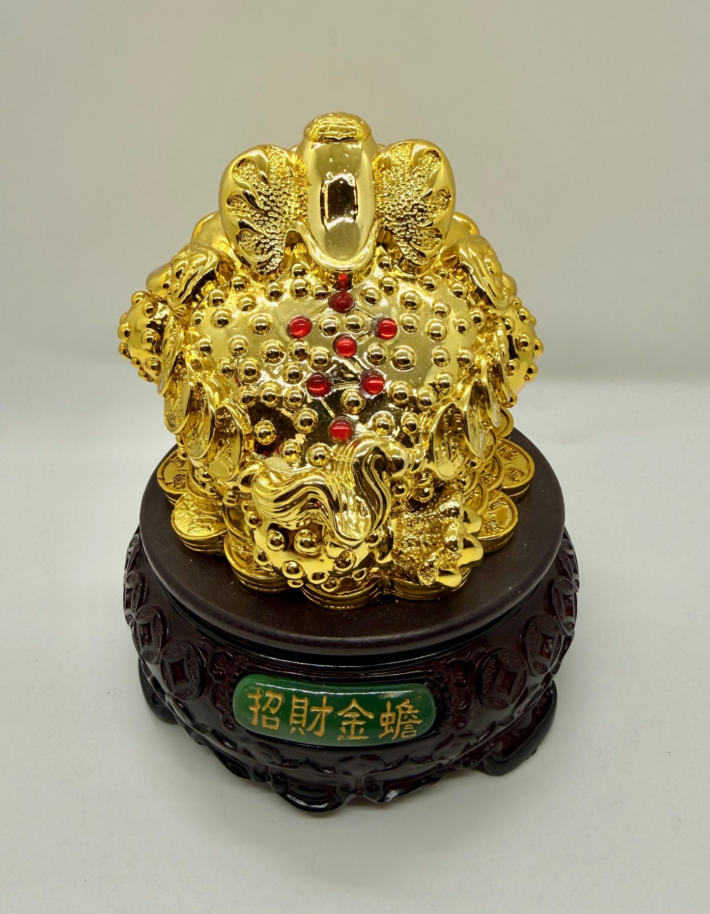 Three Legged Money Toad with Turnable base For Wealth (6605)