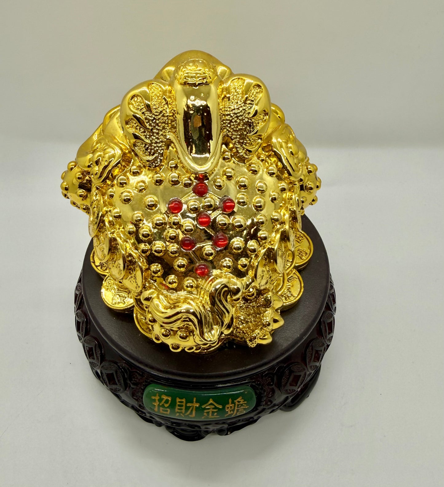 Three Legged Money Toad with Turnable base For Wealth (6605)