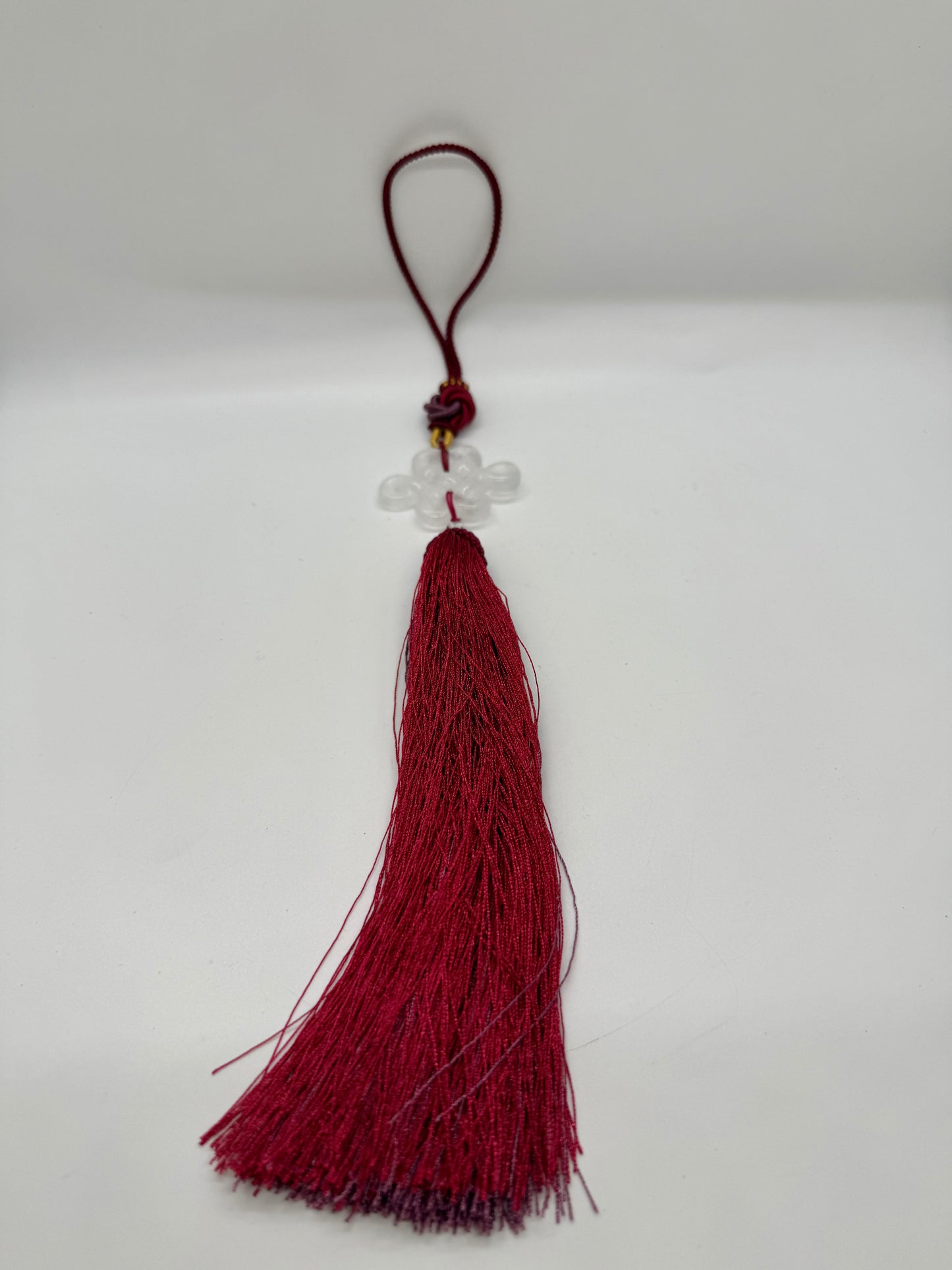 Mystic Knot Hanging - Clear Crytsal (7857)