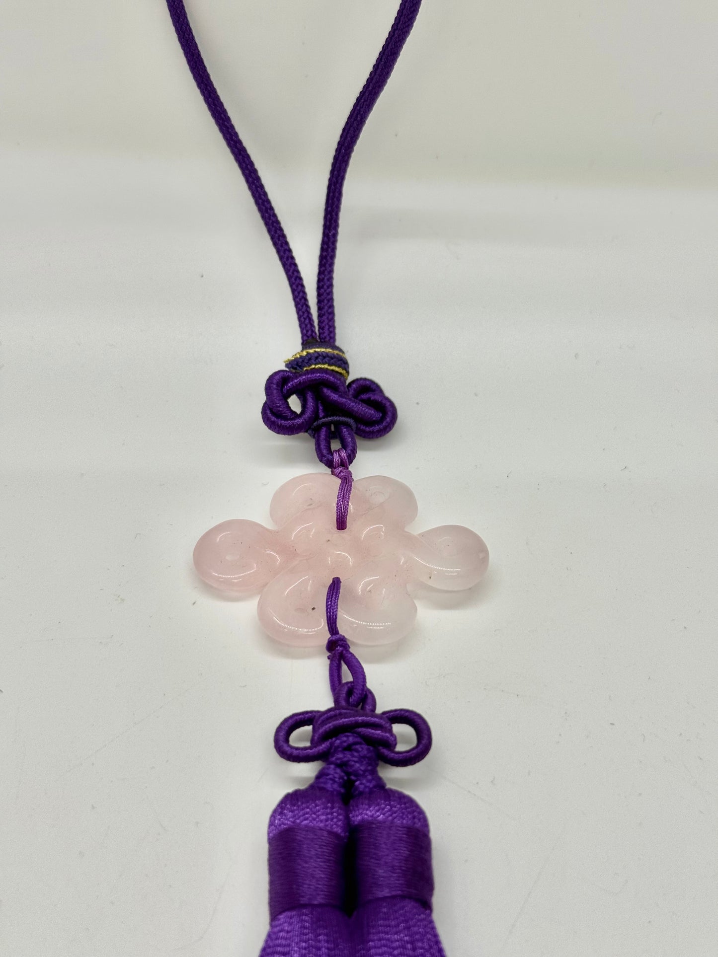 Mystic Knot Hanging - Rose Quartz (14343)