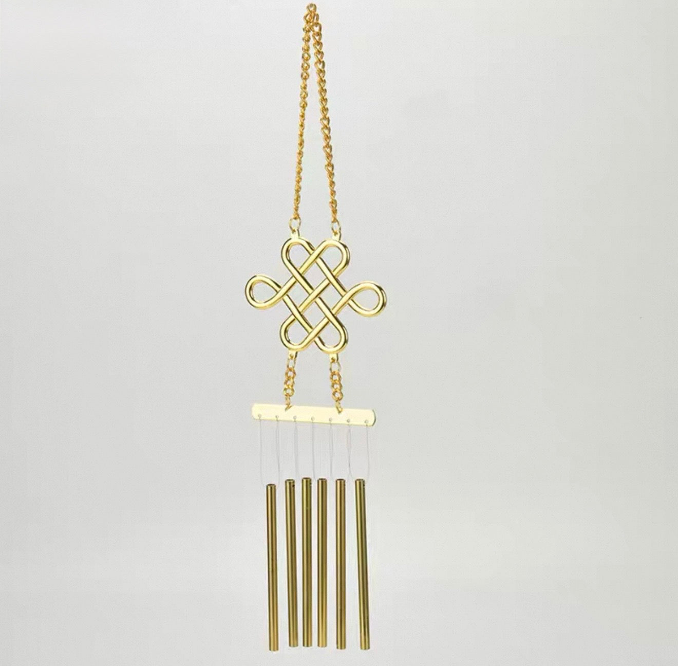 9657 - Mystic Knot 6 Rods Metal Wind Chime