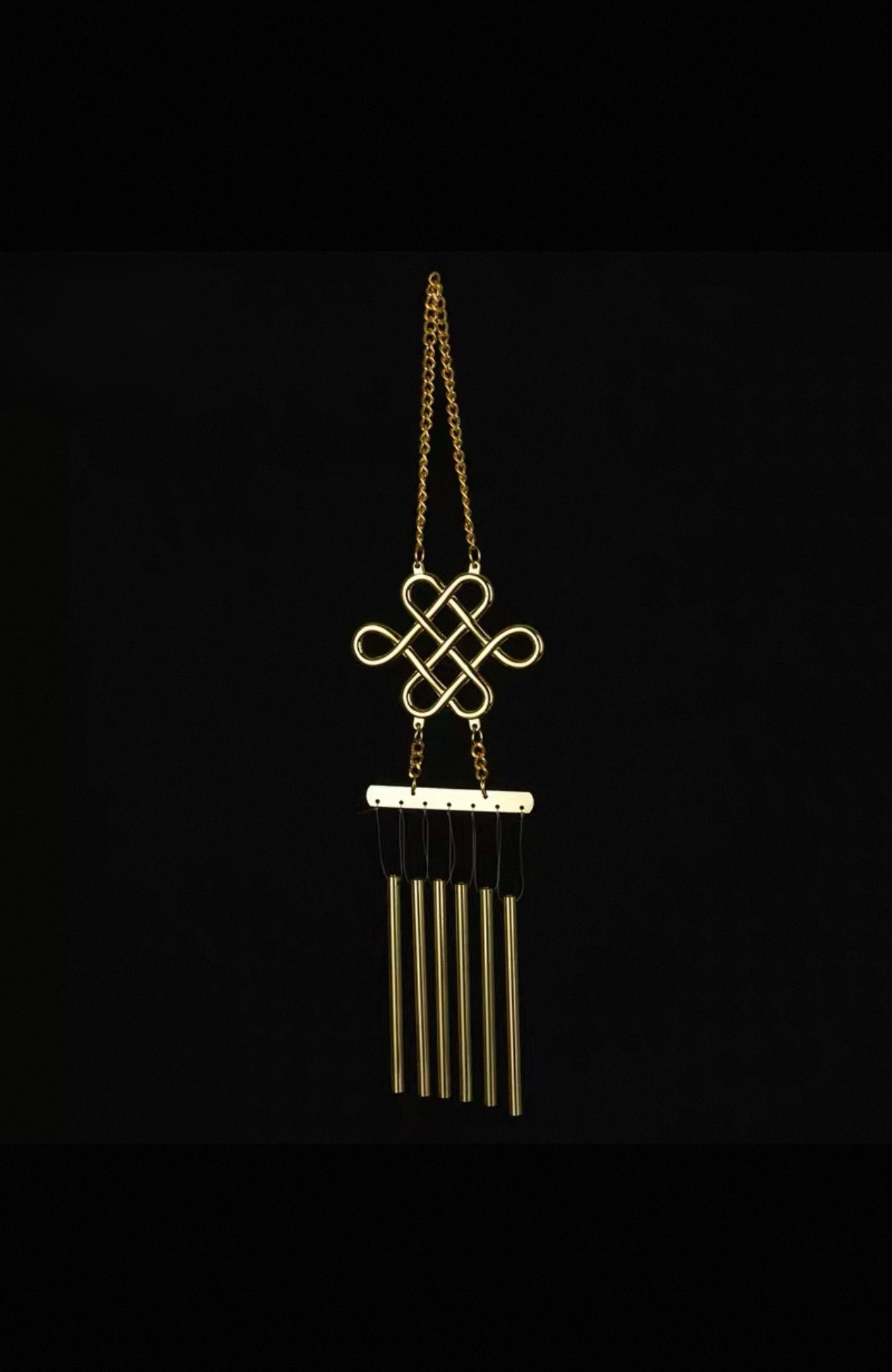 9657 - Mystic Knot 6 Rods Metal Wind Chime