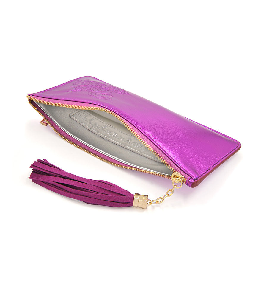 Ngan Chee Snake Wealth Wallet - Purple