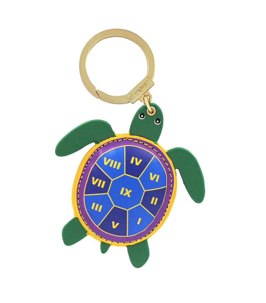 Period 9 Tortoise Amulet (Blue/Purple) (7683)