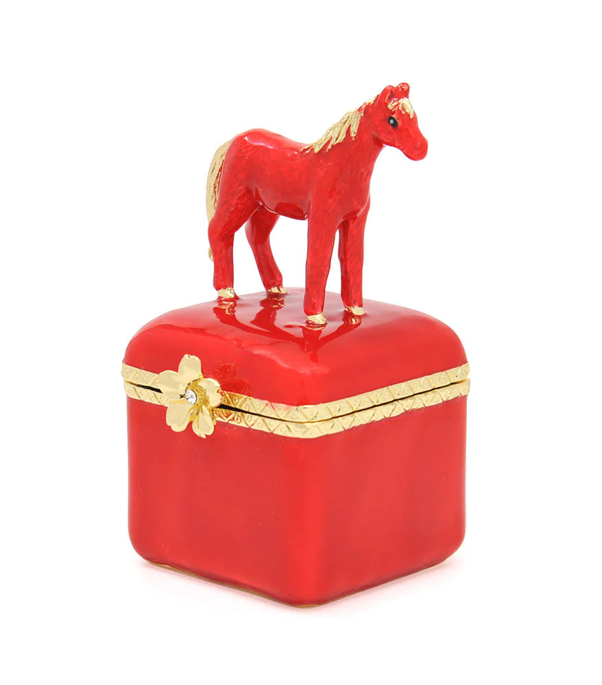 6409 - Peach Blossom Treasure Boxes - Horse