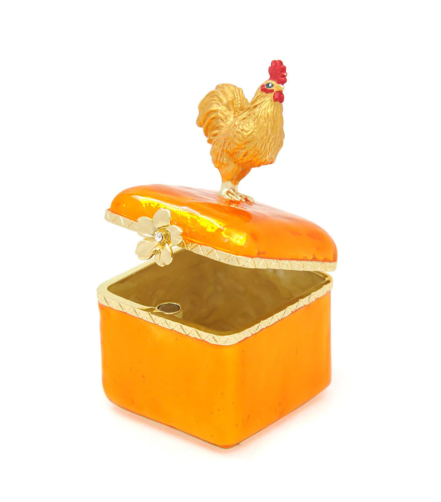 6411 - Peach Blossom Treasure Boxes - Rooster