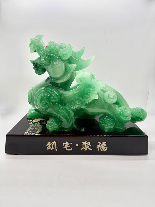Pi Xie On Bagua Stand - 10 Inches Length (7642)
