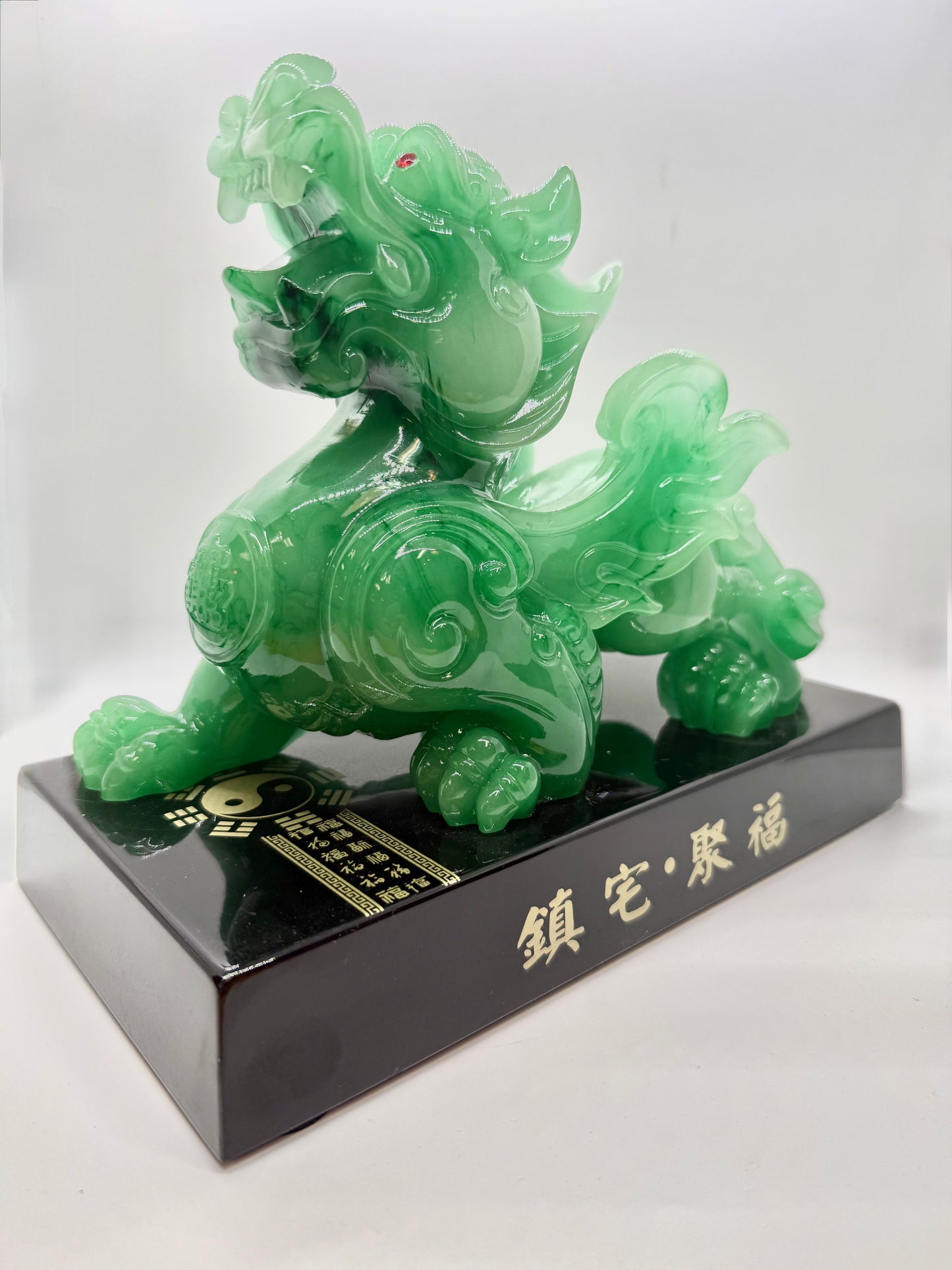 Pi Xie On Bagua Stand - 10 Inches Length (7642)