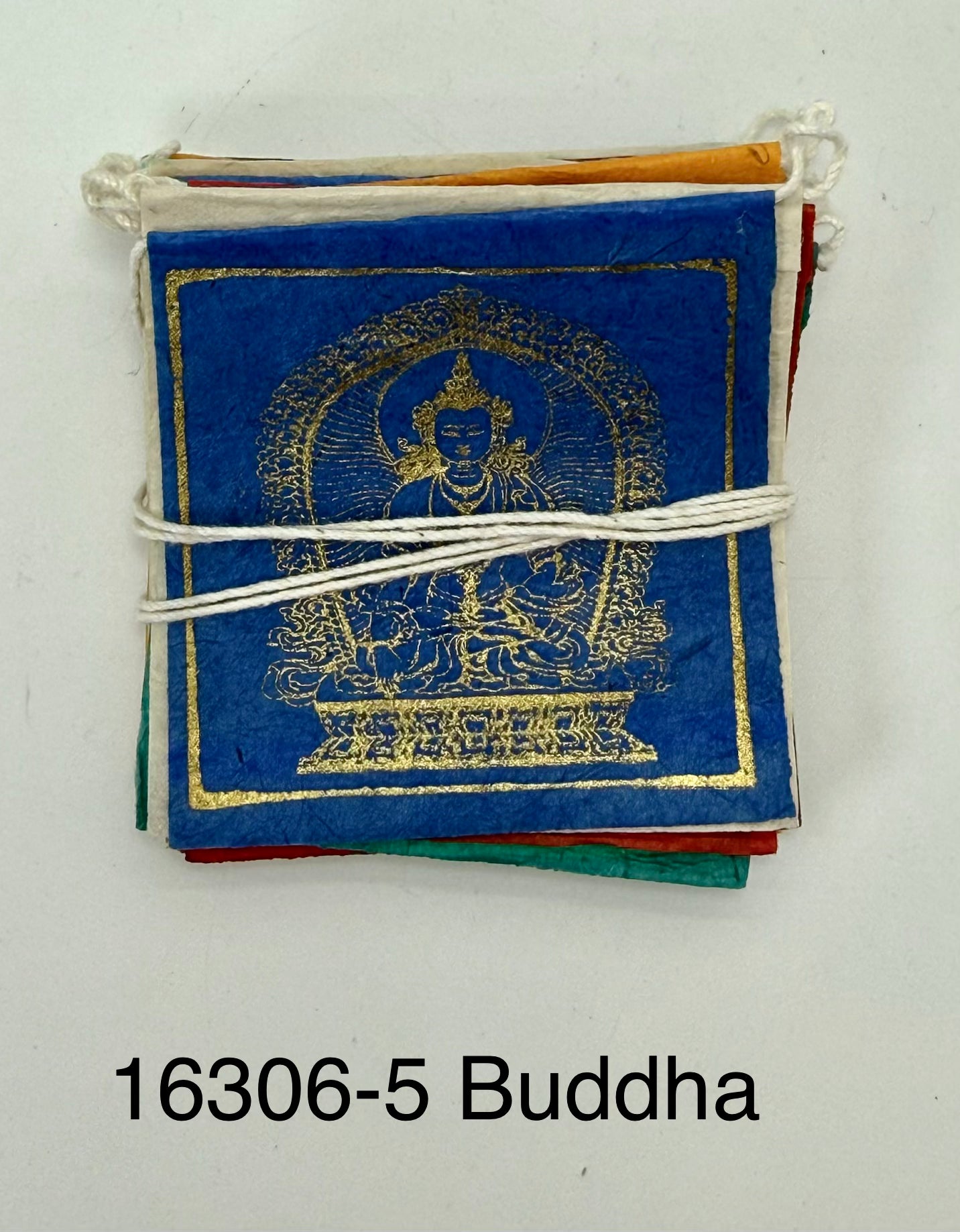 16306 - Five Buddha Prayer Flags (25 Flags)