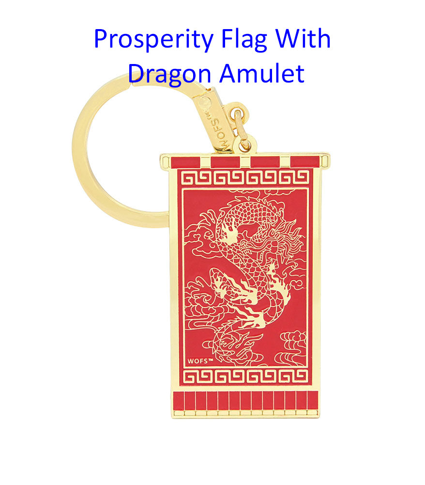 6805 - Prosperity Flag With Dragon Amulet