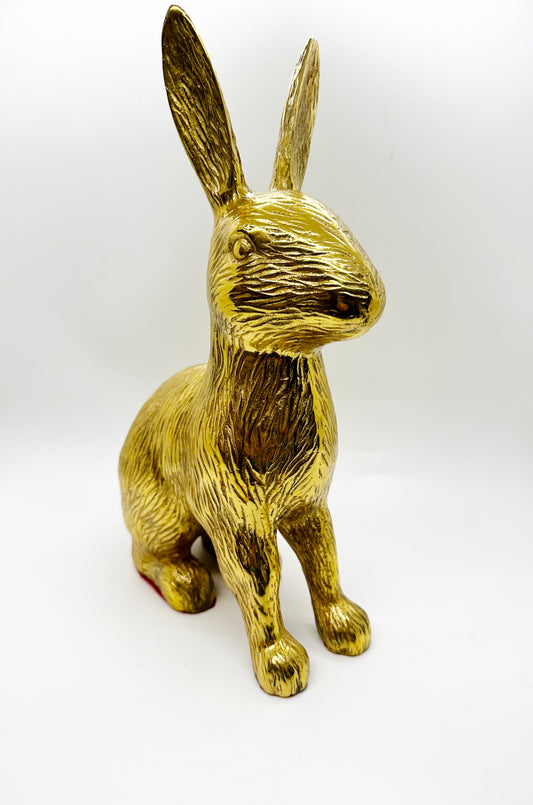 15620 - Brass Rabbit - 10 3/4 Inches Height