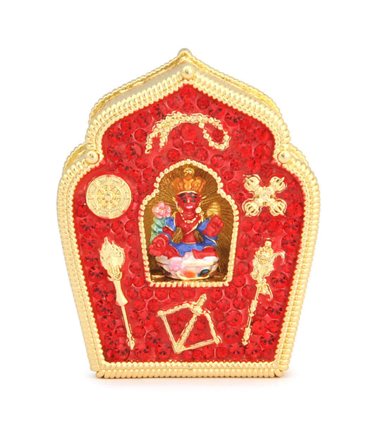 Red Tara Home Protection Amulet Gau