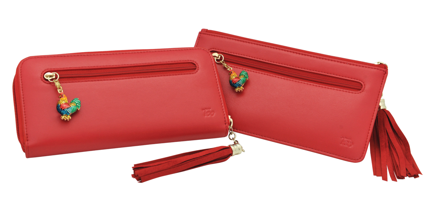 15081 - Red Rooster Purse Wallet