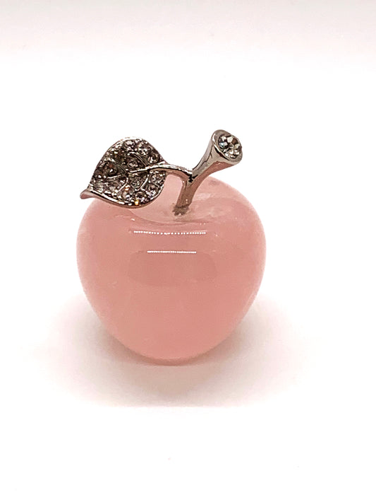 15850 - Rose Quartz Apple for peace and safety