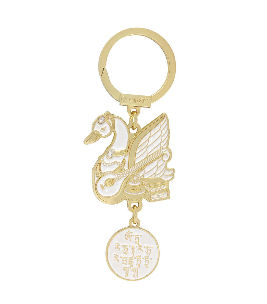 Saraswati Swan Amulet for Wisdom, Focus & Creative Brilliance