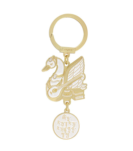 Saraswati Swan Amulet for Wisdom, Focus & Creative Brilliance