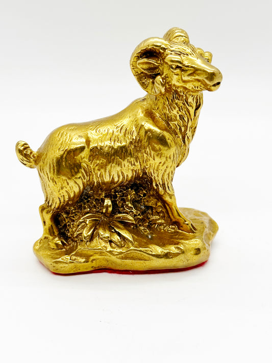 10738 - Brass Sheep - 3 1/2 Inches Heights