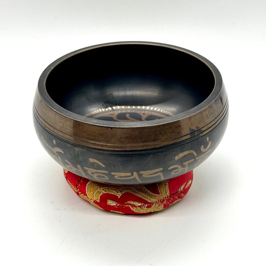 6687 - Singing Bowl with Om Mani Padme Hum Matra - 4 1/2 Inches