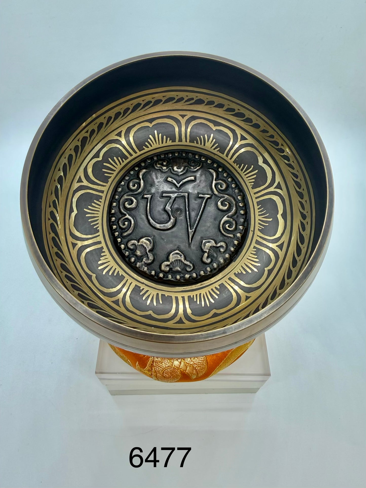 6477 - Singing Bowl with Om Mani Padme Hum Matra - 5 1/2" Inches