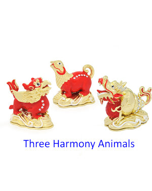 Three Harmony Animals (3 Pieces/Set)
