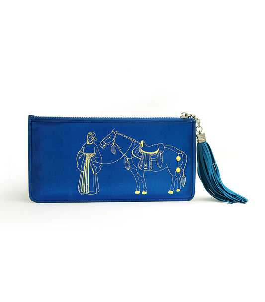 Tribute Horse Wealth Wallet - Blue (7598)