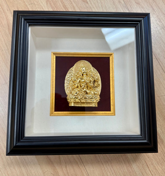 13680 - Green Tara Gold Frame