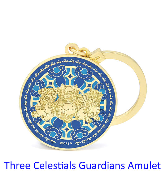 6826 - Three Celestial Guardians Amulet