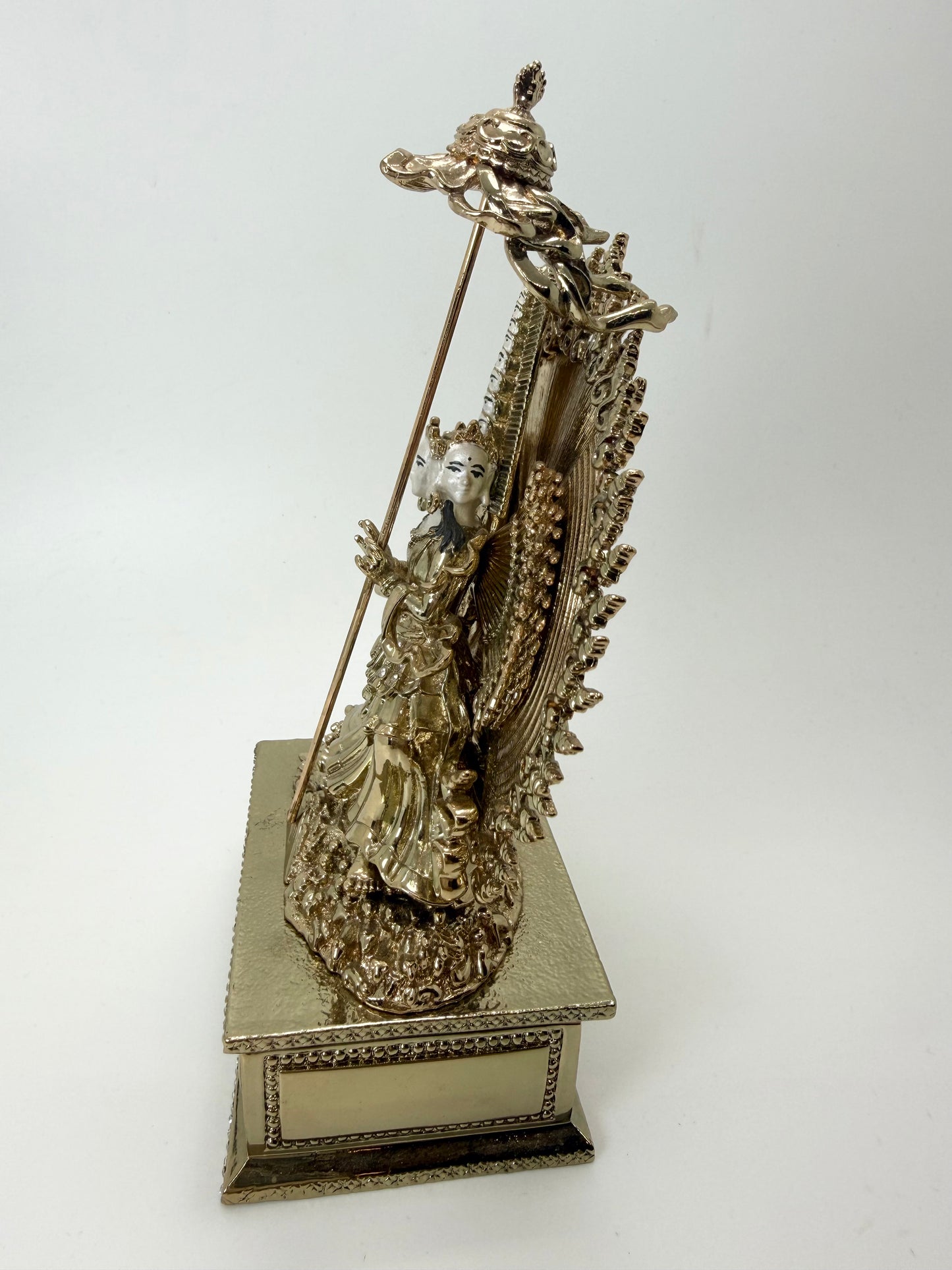 White Umbrella Goddess - 3 Inches Height - 12849