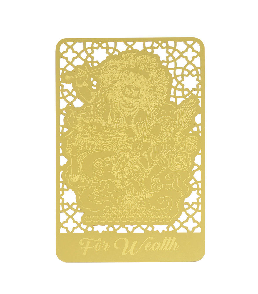 6546 - Wealth - Dzambala Talisman Gold Card