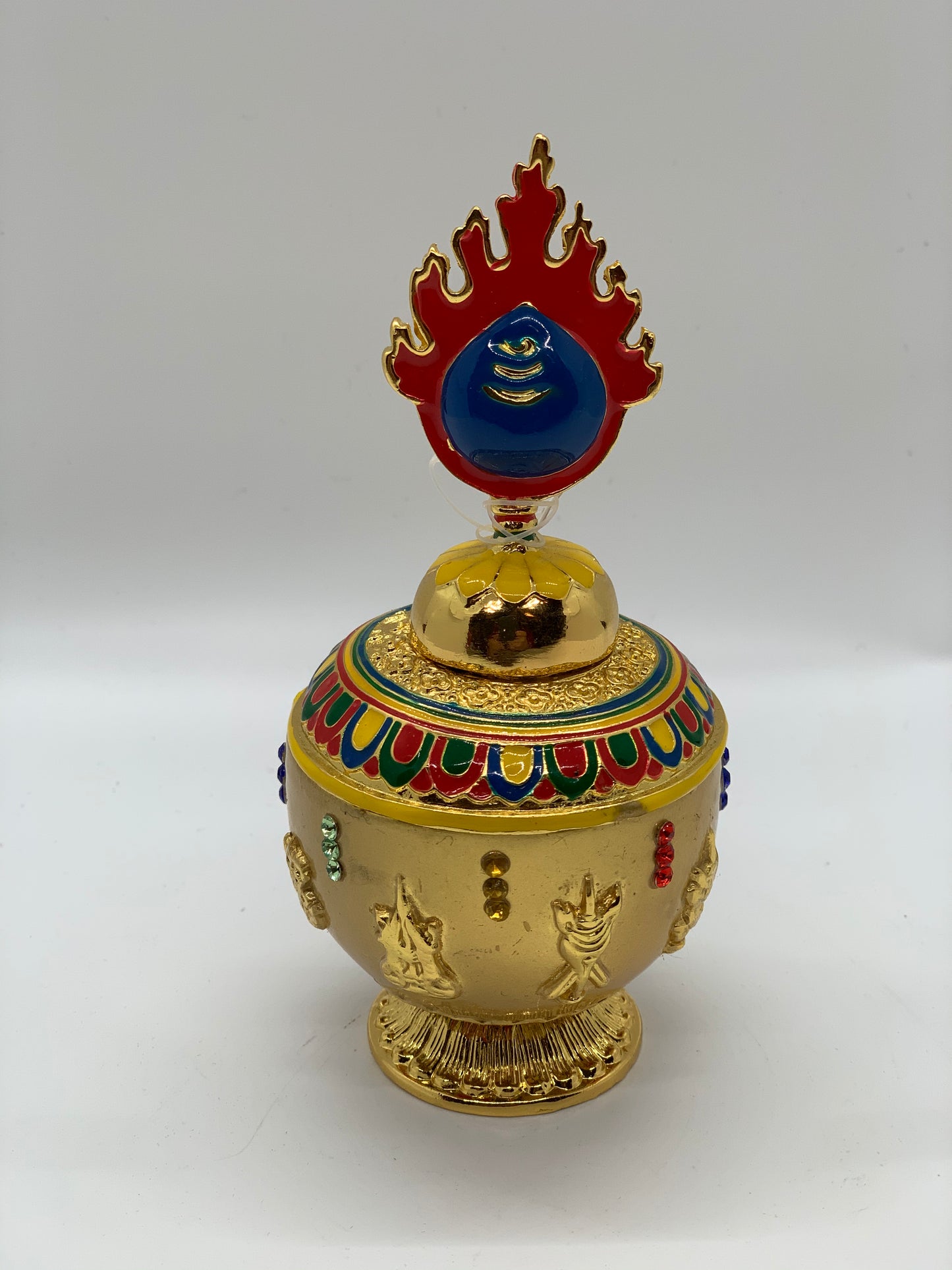 13159 - Eight Auspicious Symbol Jar