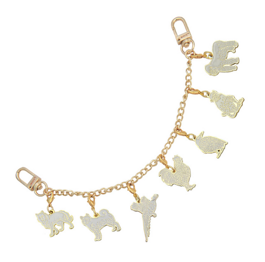 White Tiger Constellation Charms Hanging