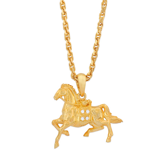 Windhorse Pendant With Chain