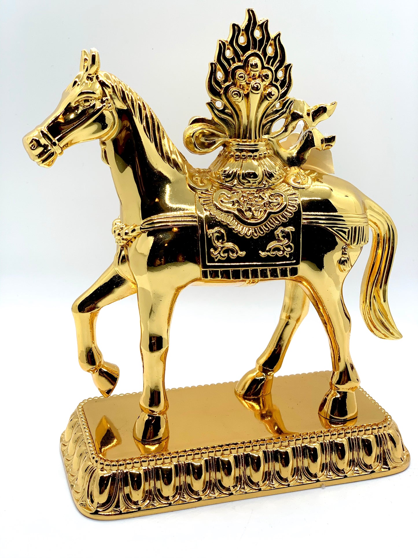13638 - Brass Windhorse for Success - Gold Color (7 3/4 Inches Height)