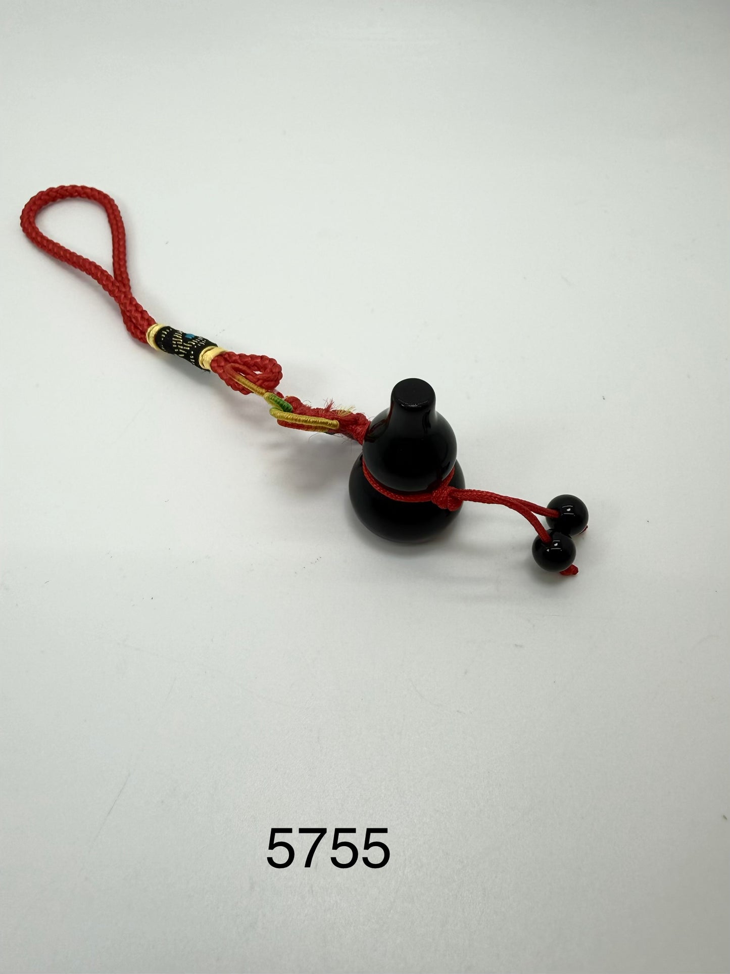 Black Obsidian Wu Lou Charm - 5755