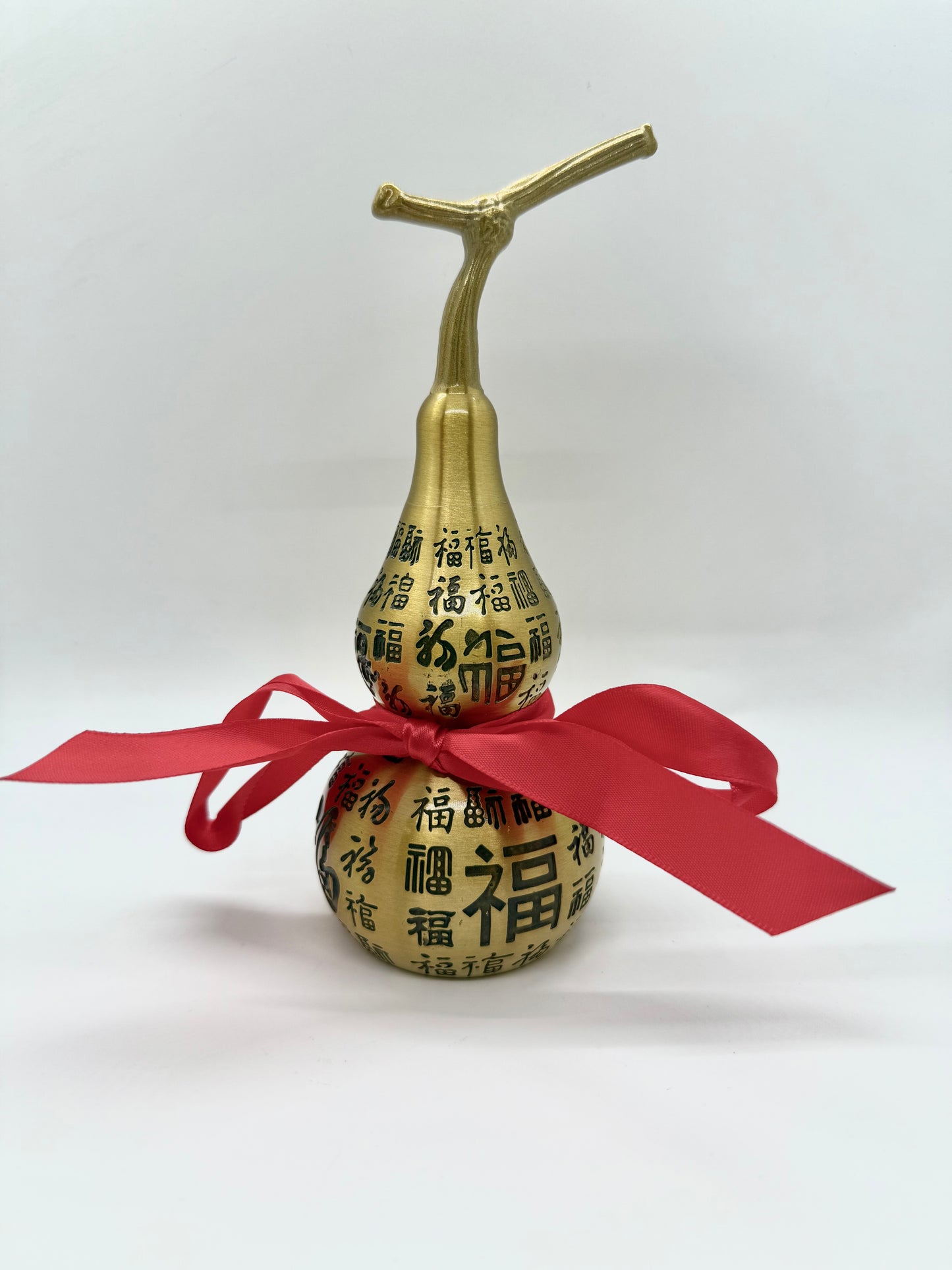 6425 -  Metal Wu Lou For Health  with Fortune - 7 Inches Height