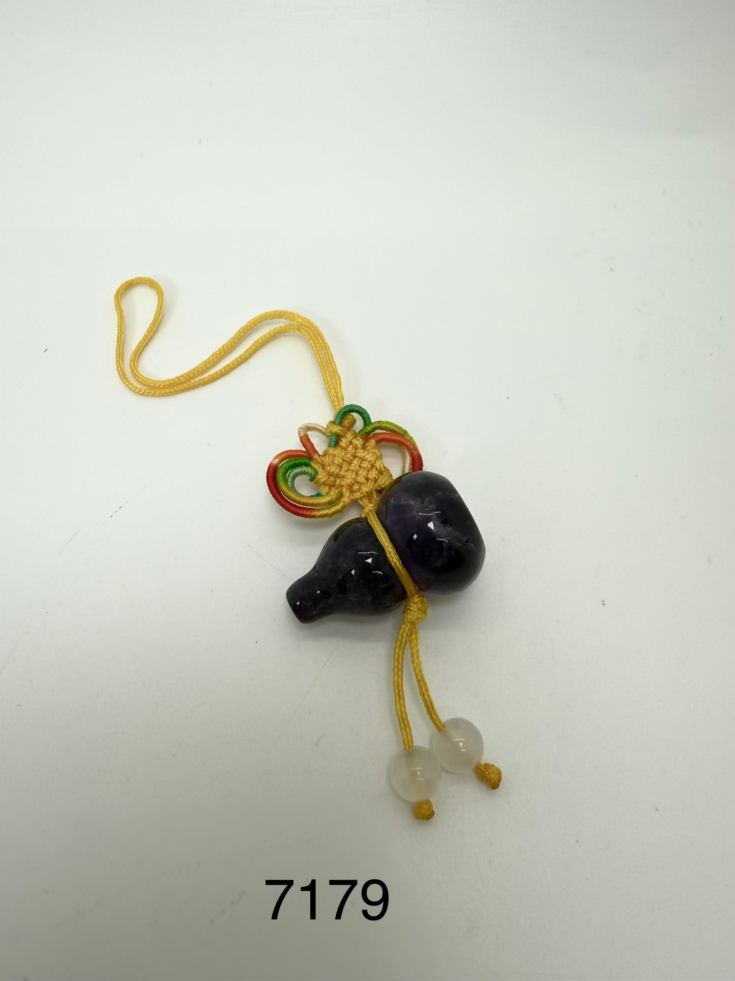 Amethyst Wu Lou Charm - 7179