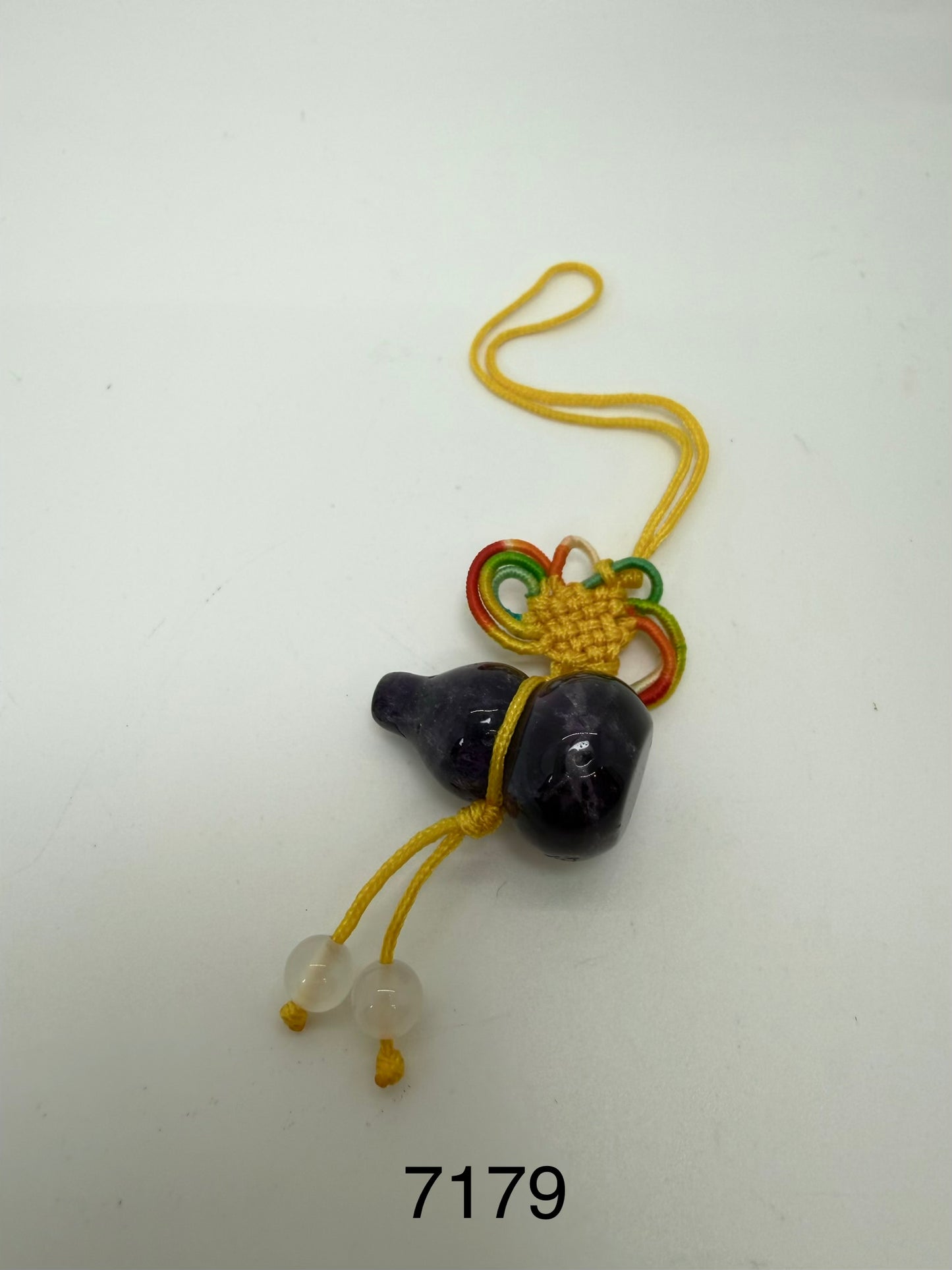 Amethyst Wu Lou Charm - 7179