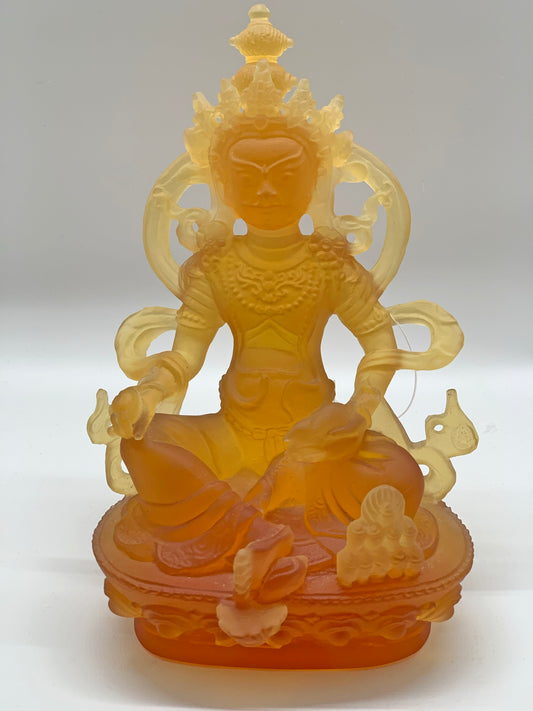 Yellow Jambala For Wealth (Liu Li) - 5 1/4 Inches Height